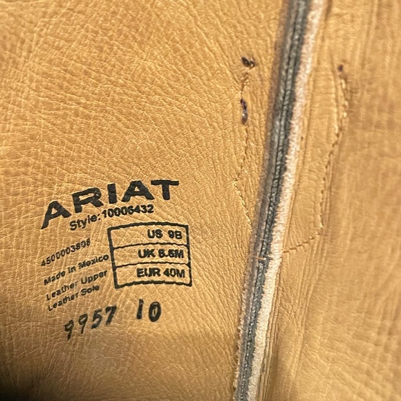 Ariat crocodile square toe boots - Picture 6 of 6